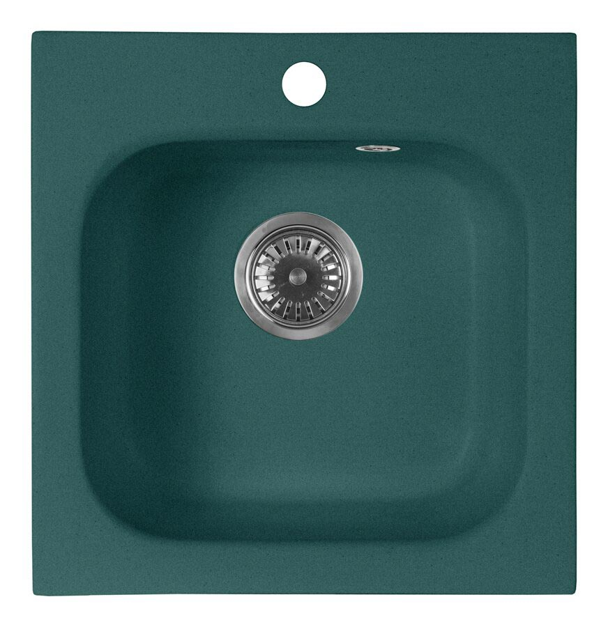 Мойка кухонная AquaGranitEx зеленый M-43 (305)
