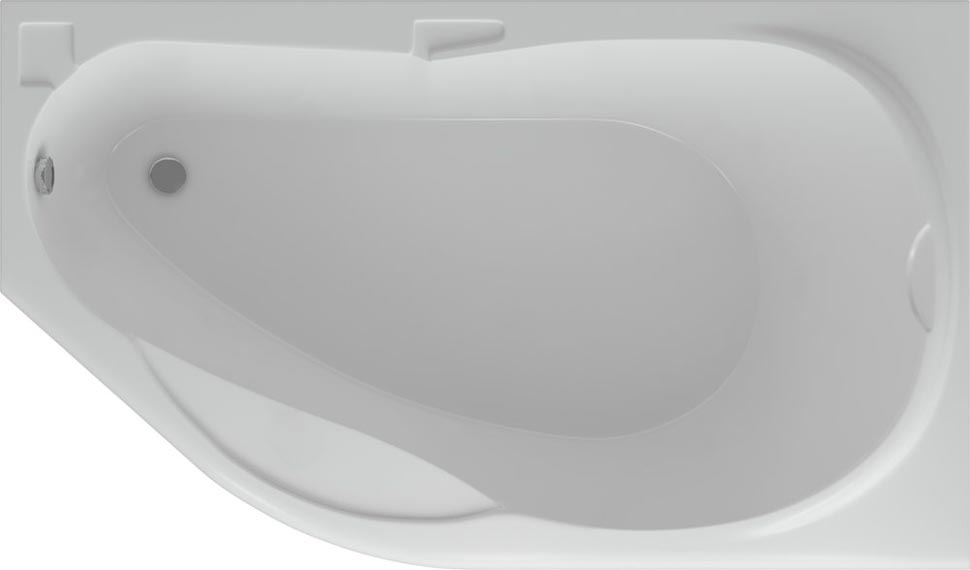 Ванна акриловая Акватек Таурус правая с каркасом и экраном 170x100 см TAR170-0000129